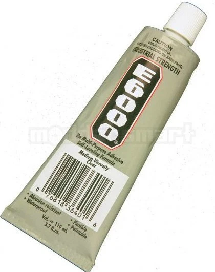 E-6000 胶粘性水晶透明胶适用于彩色玻璃陶瓷中国马赛克瓷砖 — 第 1/1 张图片