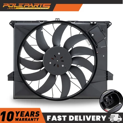 1X Conjunto de ventilador de refrigeración del radiador para Mercedes-Benz GL350 GL500 ML550 16450093 Foto 1 de 4