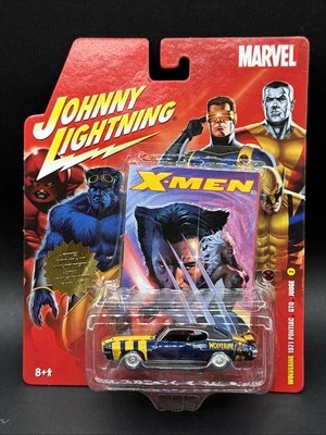 2006 Johnny Lightning Marvel X-Men Poster WOLVERINE BLUE 1971 PONTIAC GTO JUDGE  - Image 1 of 4