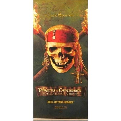 Figura Medicom RAH Piratas del Caribe Cofre del Hombre Muerto Jack Sparrow 12" Foto 1 de 4