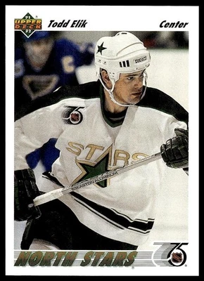 Todd Elik 1991-92 Upper Deck #544 - Image 1 of 2