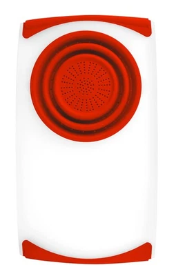 Tabla de cortar de polietileno sobre el fregadero con colador plegable, 11,5 x 2... Foto 1 de 3