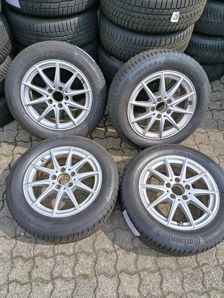 Mercedes A B Klasse CLA W177 W247 W118 205/60 R16 Winter Räder Winterräder ALU - Bild 1 von 4
