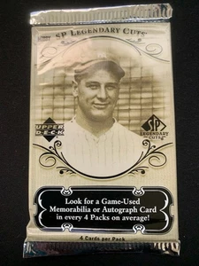 2005 SP Legendary Cuts Baseball Guaranteed (Cut Auto) Hot Pack - Picture 1 of 1