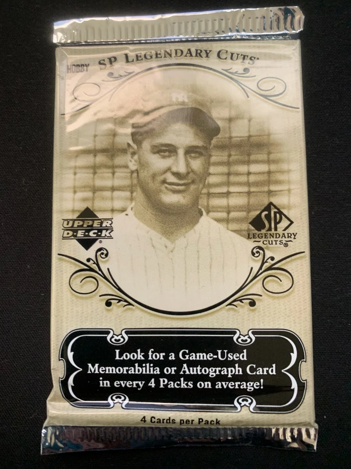 2005 SP Legendary Cuts Baseball Guaranteed (Cut Auto) Hot Pack - Image 1 of 1