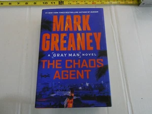 Chaos Agent  Mark Greaney 1st Printing 2024 Hardcover  Dustcover Gray Man Novel - Bild 1 von 4