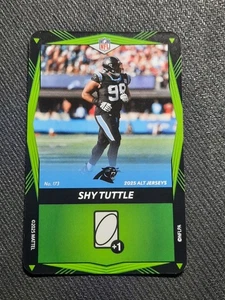 2025 UNO Elite Alt Trikots grün #173 Shy Tuttle Carolina Panthers - Bild 1 von 2