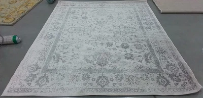 Tapete com manchas traseiras marfim/prata 8'-0" x 10'-0", preço reduzido 1172785189 ADR109C-8 - Imagem 1 de 4