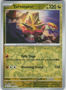 Pokemon Turtonator 137/191 SV08: Surging Sparks NM Reverse Holo card - Picture 1 of 2