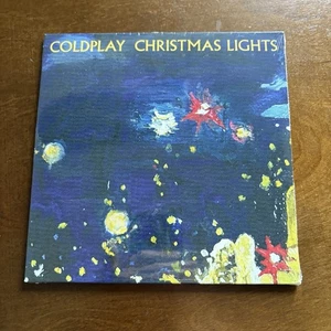 COLDPLAY Christmas Lights BLUE TRANSLUCENT VINYL 7" sealed NEW 2020 first press - Picture 1 of 3