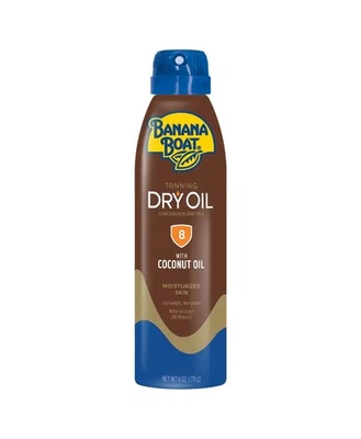 Banana Boat Tanning Dry Oil Spray SPF 8 - 6 oz (170 g) - Image 1 of 2