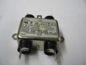 NEU Qualtek 851-03/003 EMI-FILTER 3A 115/250VAC Q0463 - Bild 1 von 4