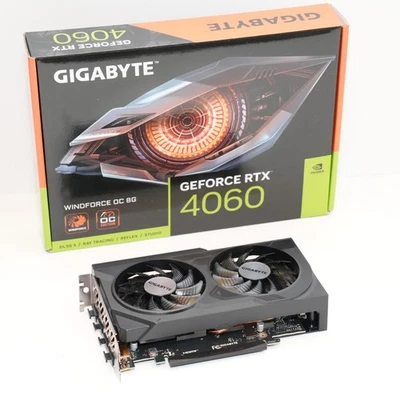 Tarjeta de gráficos GIGABYTE GeForce RTX 4060 EAGLE OC 12GB - ¡Incluye garantía! Foto 1 de 3