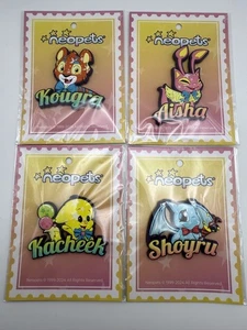 SDCC 2025 EXCLUSIVE Official Neopets Magnet Set of 4 Shoyru Aisha Kacheek Cougar - Picture 1 of 1