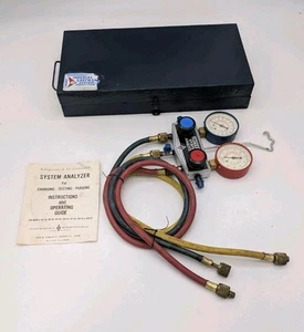 Imperial Eastman Mechanical Manifold Gauge Set 2 Valve System Analyzer R-12 R-22 - Picture 1 of 8
