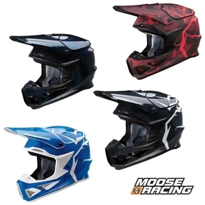 2024 Moose Racing F.I. Agroid Camo MX Motocross Offroad Helmet - Pick Size/Color - Picture 1 of 16