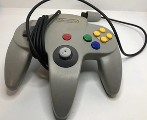 Nintendo 64 Gray Controller AUTHENTIC OEM N64 Original Joystick - Picture 1 of 3