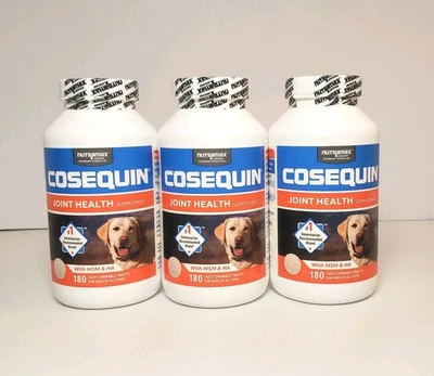 Lot Of 3 Cosequin DS Plus MSM/HA Joint Health Supplement for Dogs - 180 Tablets  - Image 1 of 4