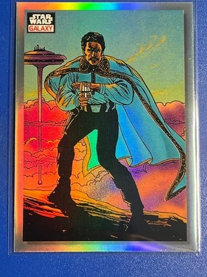 Topps Star Wars Galaxy Chrome 23 Refractor Bespin Administrator  Calrissian # - Image 1 of 3