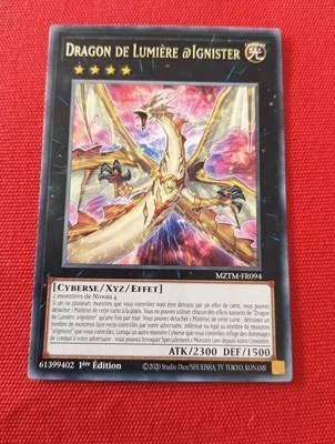 Dragon De La Lumière @ Ignister MZTM-FR094 1ERE Ed Selten Karte Yu Gi Oh ! FR - Bild 1 von 2