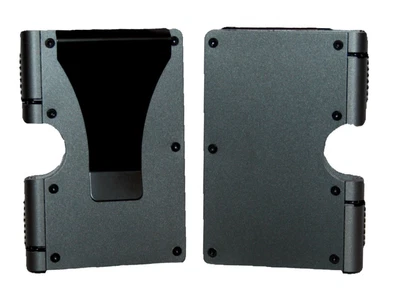 Portatarjetas con bloqueo RFID delgado minimalista clip para dinero para hombre Foto 1 de 4