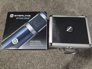 STL 159 Sterling Audio Condenser  Microphone + Box, Hard Case and Metal Mount - Picture 1 of 5