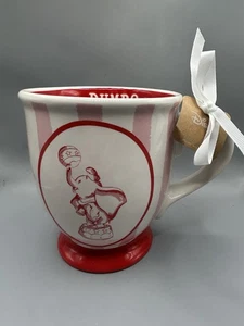 Rae Dunn Disney DUMBO Circus Striped Red Mug Large New Release 2025 NEW - Picture 1 of 8