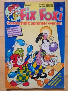 Fix + Foxi Cuaderno Especial Nº1 de 1986 Vacaciones de Verano con Hoja de Manualidades - EXCELENTE Z1 - Imagen 1 de 4
