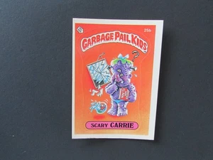Topps Garbage Pail Kids 1985 primera serie 1 juego brillante Break #25b Scary Carrie - Imagen 1 de 5