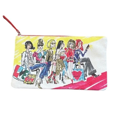 Bolsa de maquiagem Brighton Love From Brighton 2018 com zíper e lona para namoradas - Imagem 1 de 4