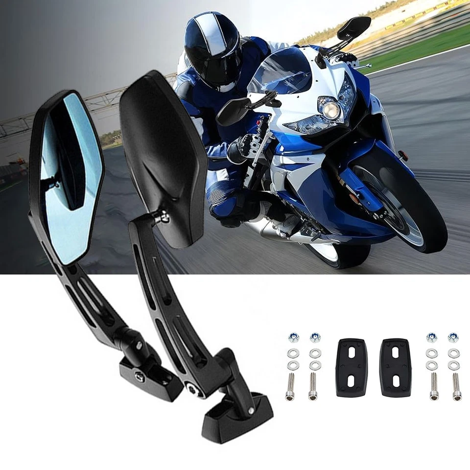 For Suzuki GSX1300R Hayabusa 1999-2023 Motorcycle Rearview Side Racing Mirrors Foto 1 de 4