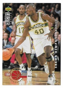 1994-95 Collector's Choice Shawn Kemp Profiles Card #190 Seattle Supersonics - Picture 1 of 2