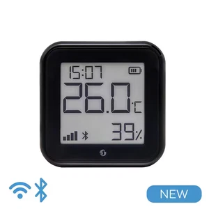 H and T Gen3 Black, Wi-Fi and Bluetooth Smart Temperature and Humidity Sensor wi - Picture 1 of 6