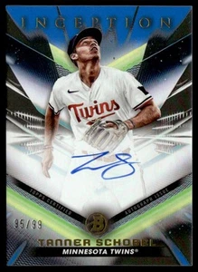 2023 Bowman Inception Blue Foil Auto Tanner Schobel 95/99 #BPA-TS - Picture 1 of 2