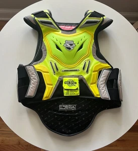 iCON Stryker Series Protective Back Armor Vest Size S-M Neon Yellow - Picture 1 of 5