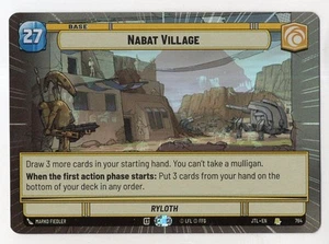 Star Wars Unlimited JTL Hyperspace Foil Card #764 Nabat Village - Picture 1 of 1