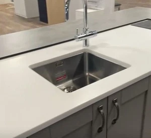Quartz Kitchen Worktop 280cmx120cm With Integrated Sink and other off cuts - Picture 1 of 4