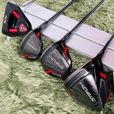 TaylorMade STEALTH 12-Piece Set Men's Golf Right 1W.5W.4UT.5-9.P50°.56°.Pt - Image 1 of 4