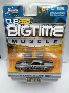 Jada Dub City Big Time Muscle 67 Shelby GT-500 CLTR-045 New - Picture 1 of 3