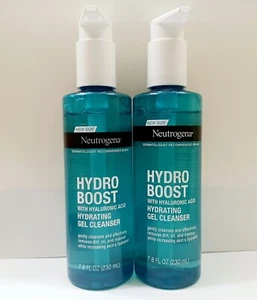 (2 Pack) Neutrogena Hydro Boost Hydrating Gel Cleanser 7.8oz - Picture 1 of 2