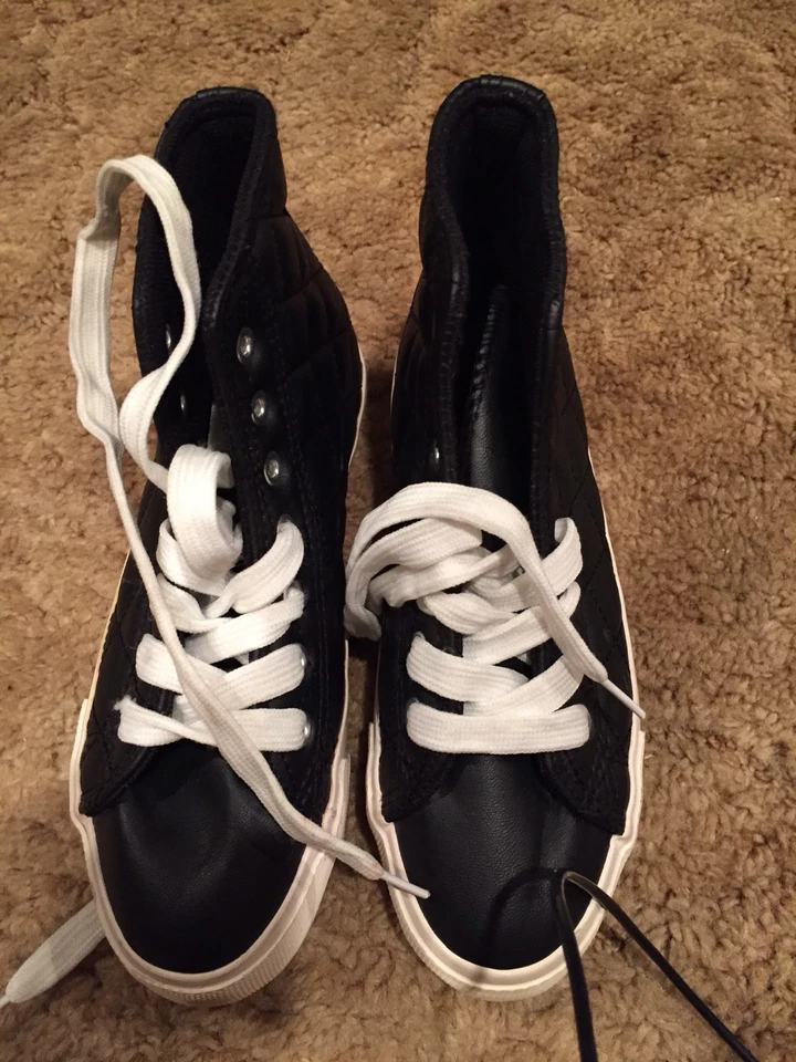 Women's Wild Diva Quilted Design Hi-Top Shoes -6 - Image 1 of 4