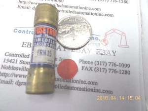 Fusible/fusibles Buss/Bussmann Cooper FRN15 - Imagen 1 de 2