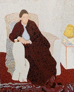 Anne Redpath 16" x 20" Acryl auf Karton von Michael Byro - Bild 1 von 1