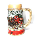 VTG 1987 Budweiser Beer Stein &quot;C&quot; Series Clydesdales at Grants Farm 6 3/4 inTall for sale