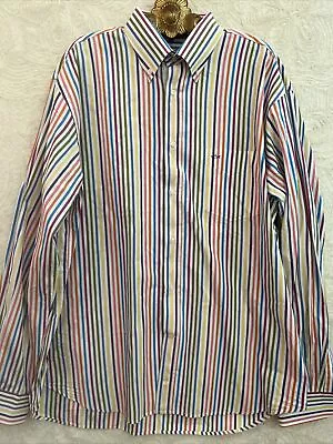 Old Money Paul & Shark 皇家游艇俱乐部复古游艇学院风衬衫男式 44 — 第 1/4 张图片