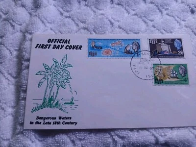 FIJI-(-1967-)-150 ANIVERSARIO. DE LA MUERTE DEL ALMIRANTE BLIGH, DESCUBRIDOR FIJI-FDC-#85 Foto 1 de 2