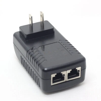 2.5G Gigabit 48V PoE Injector Adapter Power Over Ethernet 802.3at U6 Enterprise - Image 1 of 4