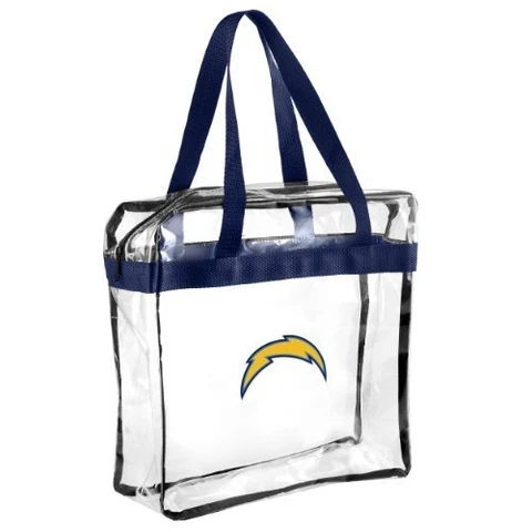 Los Angeles Chargers CLEAR Messenger Tote Bag Purse Meets Stadium Security Reqs Cover