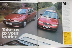 Original 1995 Autocar extracted mag article ALFA 146 v ROVER 416i v SEAT CORDOBA - Picture 1 of 1
