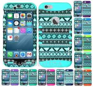 Funda protectora híbrida de silicona para Apple iPhone 6/6S KoolKase - patrón tribal 71 - Imagen 1 de 13